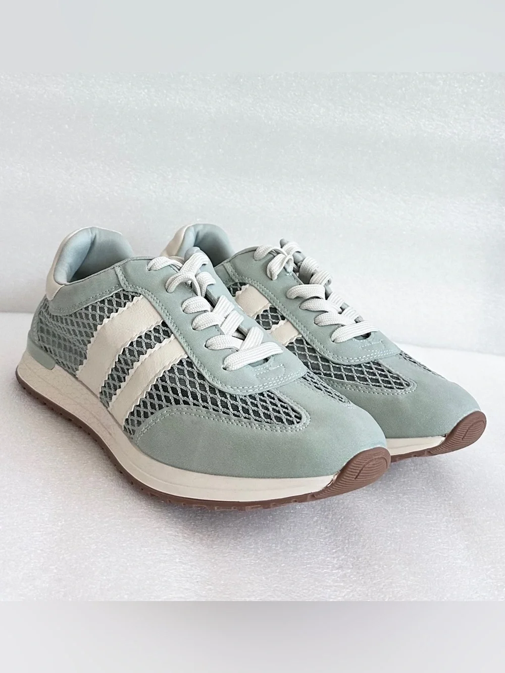 NWOT. DV by Dolce Vita JAMMY Sage Green Mesh Sneakers Size 8